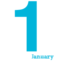 1月